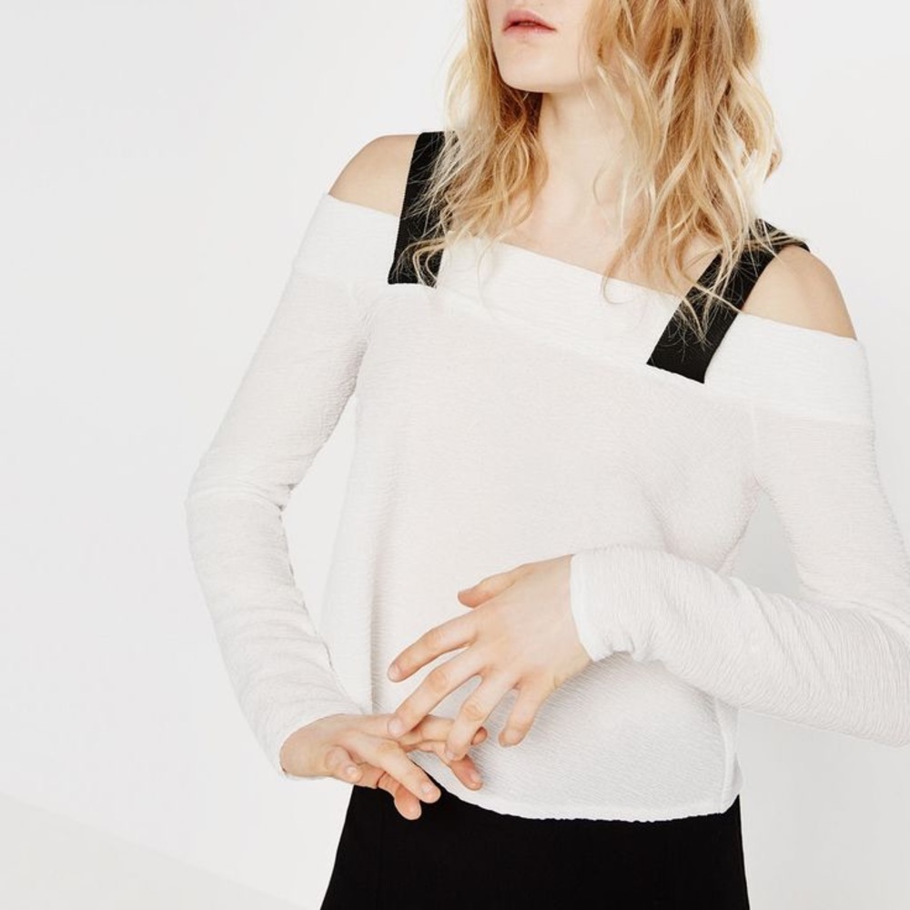 Zara off the shoulder top